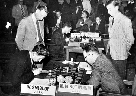 Botvinnik versus Smyslov and Petrosian