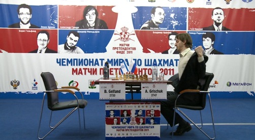 Grischuk takes off his jacket