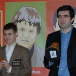 Carlsen and Kramnik at the London Chess Classic | photo: londonchessclassic.com