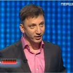 In an interview on Ukraine's Pershyi National TV channel, Andriy Slyusharchuk explained he played Rybka as Houdini wasn't released when he began preparing. Although he rated Houdini as better (more human), he said he'd only need a couple of weeks preparation to beat it as well! | photo: 1tv.com.ua