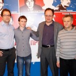 Gelfand and his team after winning the Candidates Final | photo: Moscow Chess Federation